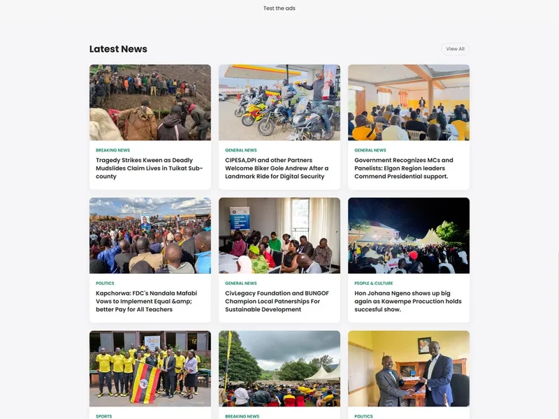 Portfolio Summary: Sebei Nation - A Full-Featured Content and Media Platform